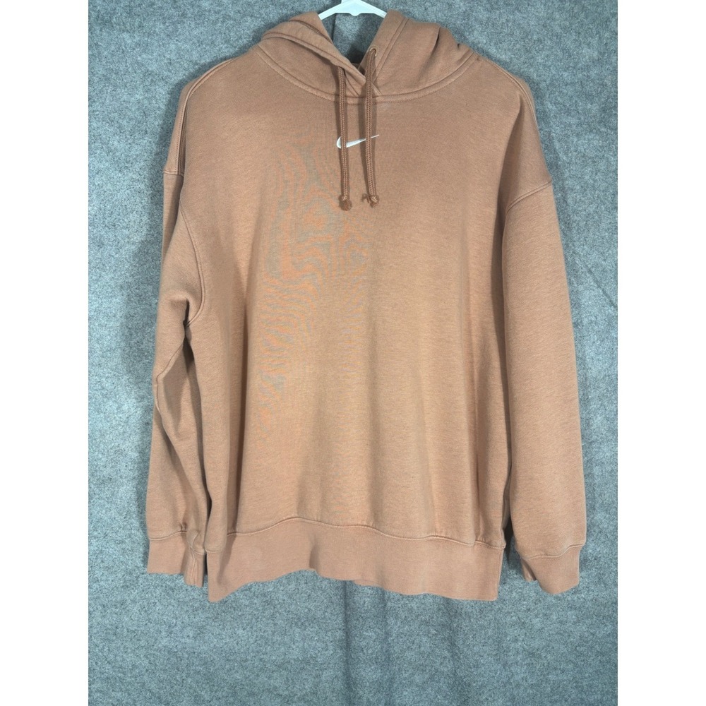 Nike Sportswear Essential Fleece Hoodie Madder Root Pink DJ7668-215 Womens Small